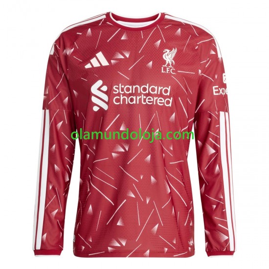 Camisola Liverpool Homem Equipamento Primeiro 2026-2027 Manga Comprida